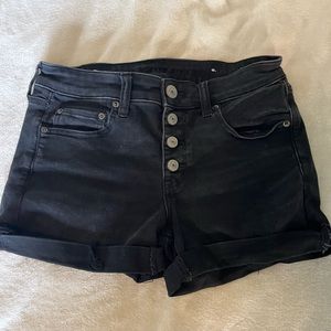 Black american eagle jean shorts